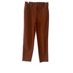 Lululemon ABC Relaxed Fit Size 8 Womens Brown Rust Pant NWOT